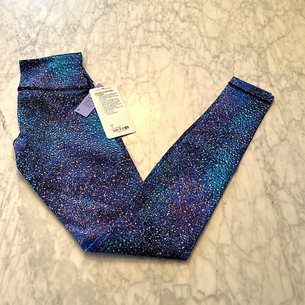 Lululemon wunder under pant iii new 4 strive mermaid